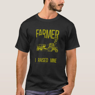Bauernhof Bauer Vater Vater Traktor Bauer Vater Ei T-Shirt