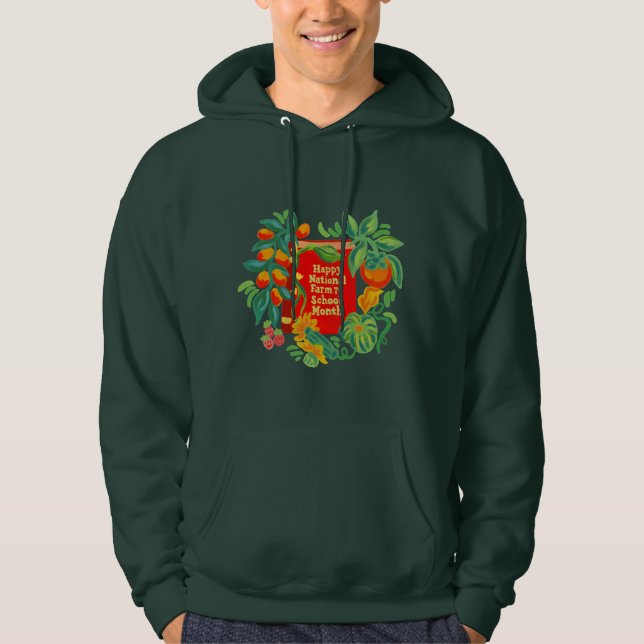 Bauernhof bis Schule Monat Hoodie (Vorderseite)