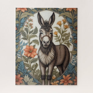 Bauernhof Donkey William Morris Inspiriert Puzzle