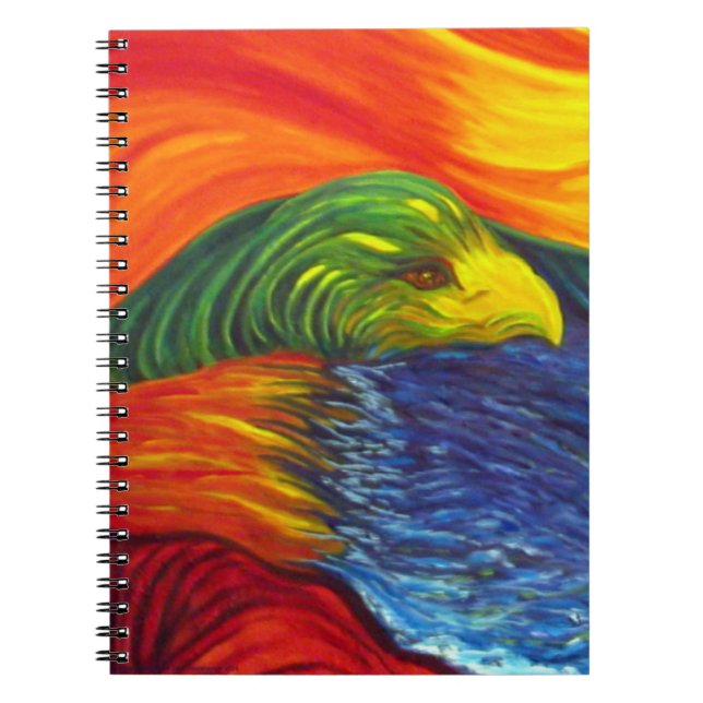 Bauernhof-Eagle-NOTIZBUCH Notizblock (Vorderseite)