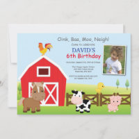 Bauernhof Einladung Land Barnyard Party