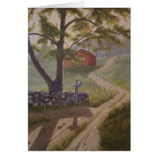 BAUERNHOF ENTLANG EINER STRASSE