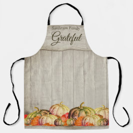 Bauernhof Fall Wasserfarbe Pumpkins Herbstlaube Schürze