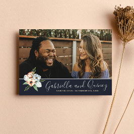 Bauernhof Floral Anemone Grüne Save the Date