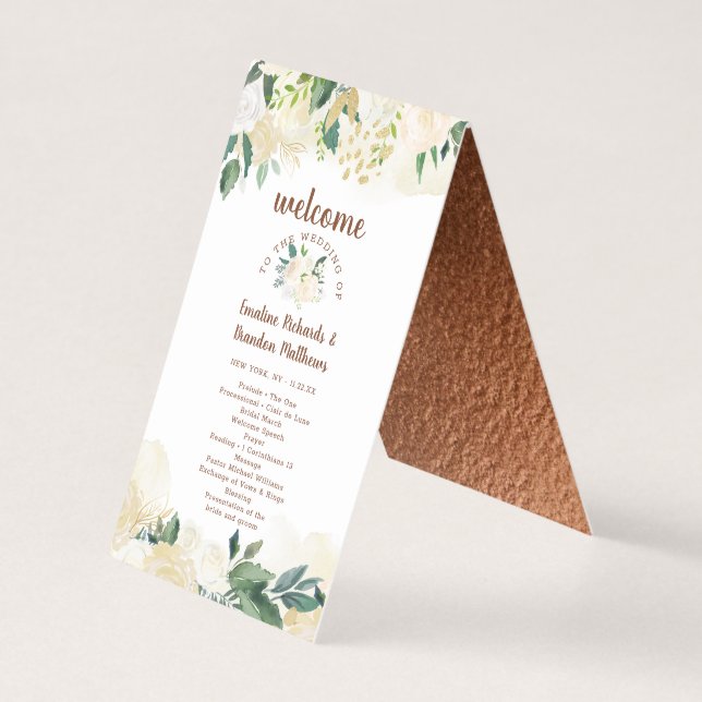 Bauernhof Frische rustikale Landfeier Programm (Vorderseite)