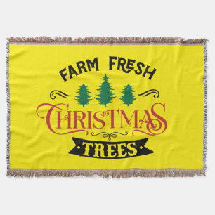 Bauernhof Frische Weihnachtsbaumen Design-54394 Decke