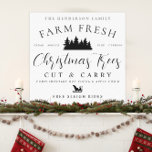 Bauernhof Frische Weihnachtsbaumen Leinwanddruck<br><div class="desc">Dieser Bauernhof Frische Weihnachtsbaumen Canvas Print ist perfekt,  um Ihren Familiennamen hinzuzufügen und auf einem Kamin für die Wintersaison zu zeigen!</div>