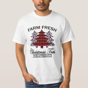 Bauernhof Frische Weihnachtsbaumen T-Shirt