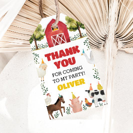 Bauernhof Geburtstag Danke, dass Sie Tags geschenk Geschenkanhänger