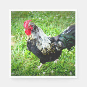 Bauernhof-Geflügel Serviette