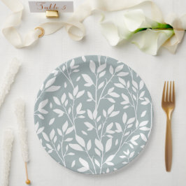 Bauernhof Grünes Leaf Hübsche Reben Pappteller