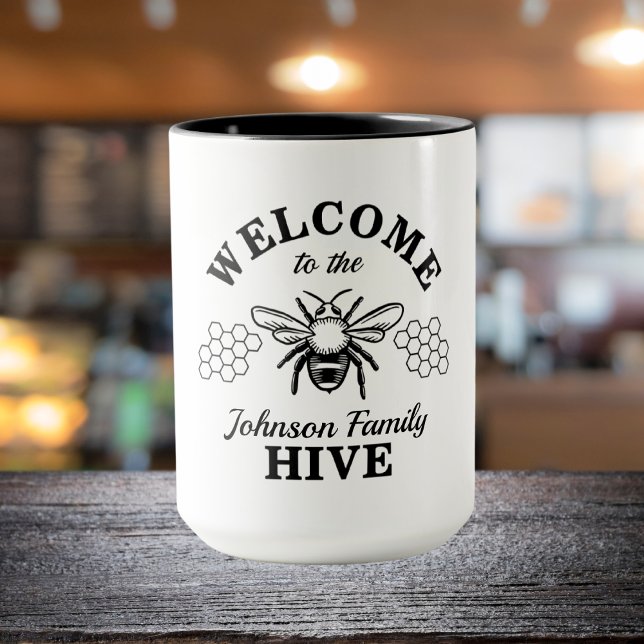 Bauernhof Herzlich willkommen in unserer Bienensto Tasse (Von Creator hochgeladen)
