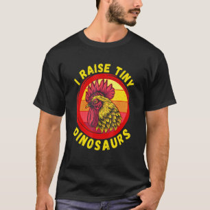 Bauernhof Ich züchte Tiny Dinosaurier Vintag Retro T-Shirt