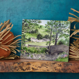 Bauernhof in der Nähe von Thirlmere, Lake District Fotoplatte
