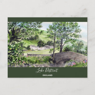 Bauernhof in der Nähe von Thirlmere, Lake District Postkarte