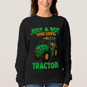 Bauernhof Kindergeburtstag Nur Ein Junge Der Trakt Sweatshirt