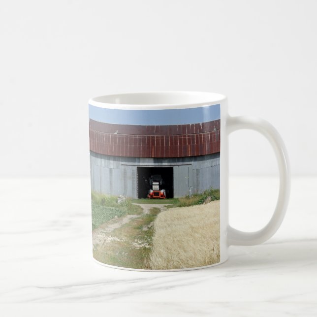 Bauernhof-LandschaftsTasse Kaffeetasse (Rechts)