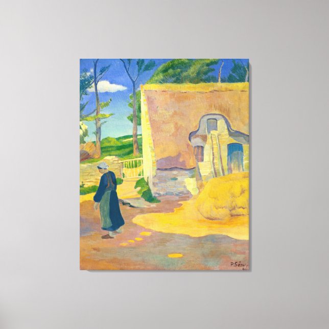 Bauernhof Le Pouldu Leinwanddruck (Vorderseite)