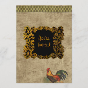 Bauernhof-Leben Einladung