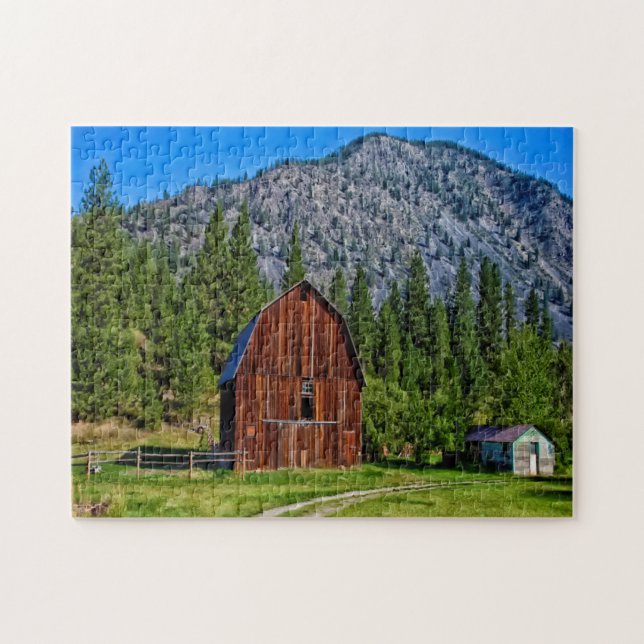 Bauernhof Montana. Puzzle (Horizontal)