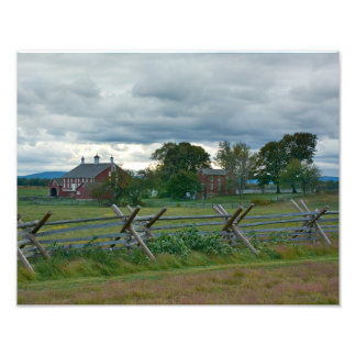 Bauernhof - Nationalpark Gettysburg - PA Fotodruck