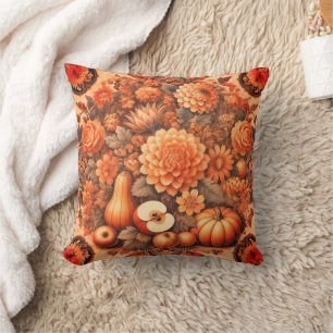 Bauernhof Orange Rustikale Vintage Herbst Herbst R Kissen
