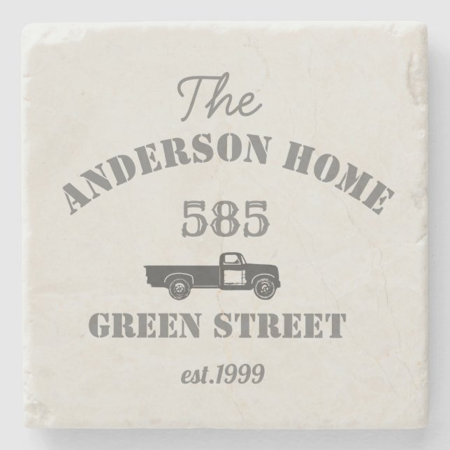 Bauernhof Personalisierter Untersetzer (Vorderseite)