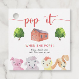 Bauernhof - Pop! Wenn sie Pop! Geschenkanhänger