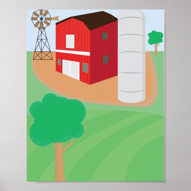 Bauernhof Poster (Vorne)