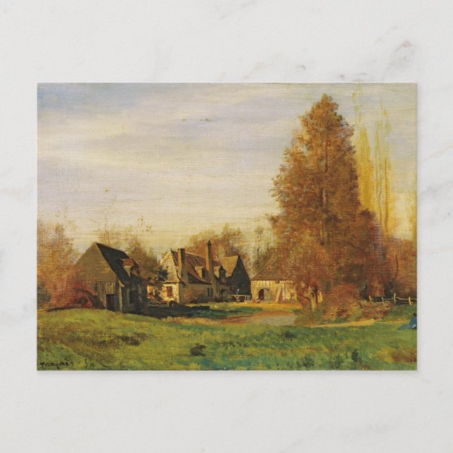 Bauernhof Postkarte (Vorderseite)