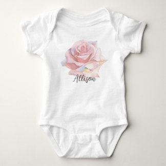 Bauernhof Rosa Unterschrift Baby Strampler