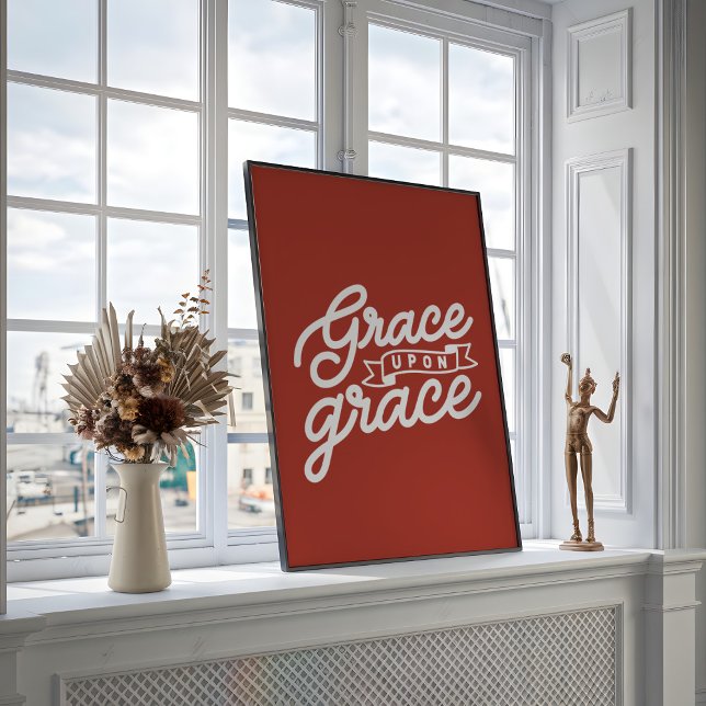 Bauernhof rustikal Christlich Grace auf Grazie Poster (Von Creator hochgeladen)