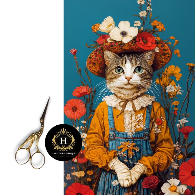 Bauernhof Rustikale Katze Dekoupage Seidenpapier (Von Creator hochgeladen)