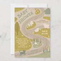 Bauernhof Rustikale Landschaft Babydusche