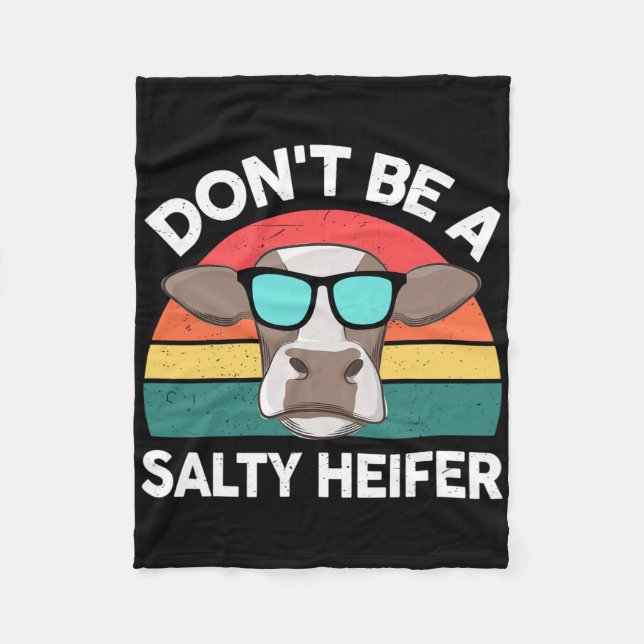 Bauernhof - Seien Sie keine salzigen Weibchen, Män Fleecedecke (Vorderseite)