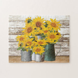 Bauernhof Sunflowers Jigsaw Puzzle
