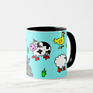 Bauernhof-Tier-Tasse Tasse