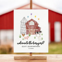 Bauernhof Tierhaltung Barnyard Geburtstag Willkomm