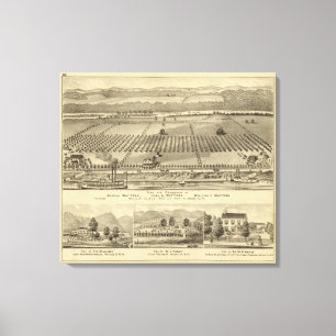 Bauernhof und Residenzen von Joseph Leinwanddruck