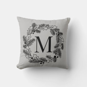 Bauernhof Unterschrift Weihnachtskranz Kissen