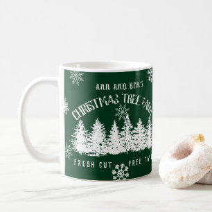 Bauernhof Weihnachtsbaum Farm Custom Family Kaffeetasse