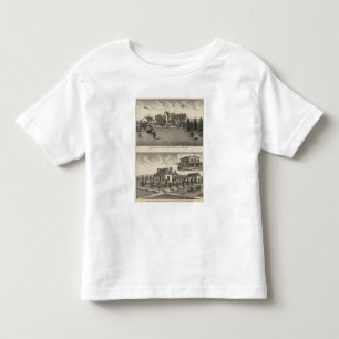 Bauernhof, Wohnsitz und Geschäfts-Block, Girard, Kleinkind T-shirt