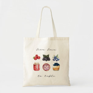 Bauernhof zum Tisch Berry Fruit Edition Tote Beute Tragetasche