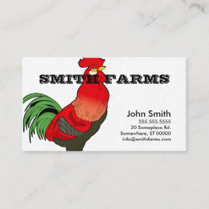 Bauernhofart-Visitenkarteschablone Visitenkarte