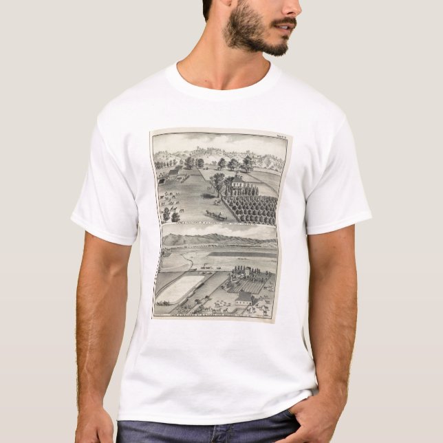 Bauernhöfe, Capay Tal, Madison T-Shirt (Vorderseite)