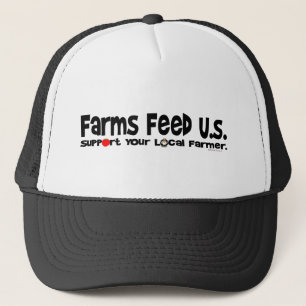 Bauernhöfe füttern US Truckerkappe