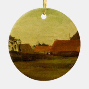 Bauernhöfe in Loosduinen Den Haag von Vincent van  Keramikornament