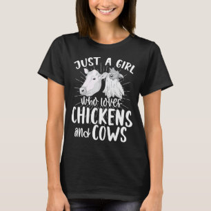 Bauernhofmädchen Bäuerin Frauen landwirtschaftlich T-Shirt