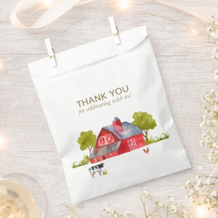Bauernhoftier-Geburtstagsfeier-Geschenktüten Geschenktütchen