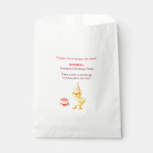 Bauernhoftiere Geburtstagsmädchen Geschenktüte - E
